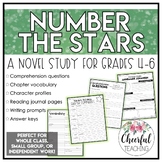 Number the Stars: Novel Study for Grades 4-6