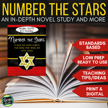 Preview of Number the Stars: A Novel Study and Teaching Guide - Print and Digital