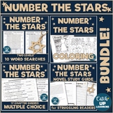 Number the Stars Activities Novel Guide Quizzes Word Searc
