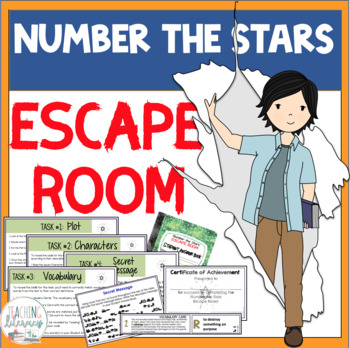 Preview of Number the Stars | ESCAPE ROOM