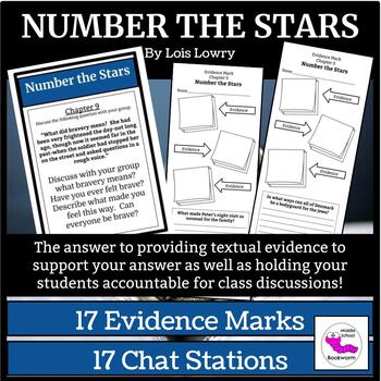 Preview of Number the Stars:  Evidence Marks and Chat Stations