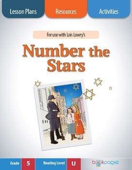 Preview of Number the Stars Lesson Plan (Book Club Format - Determining Theme) (CCSS)