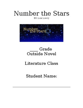 Preview of Number the Stars, Literature Packet & Test