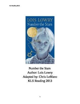 Preview of Number the Stars - Lois Lowry Summary adapted book review questions and vocab