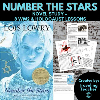 Preview of Number the Stars Novel Study Bundle + 8 World War 2 & Holocaust Lessons