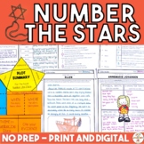 Number the Stars Novel Study | Print and Digital