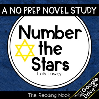 Preview of Number the Stars Novel Study | Distance Learning | Google Classroom™