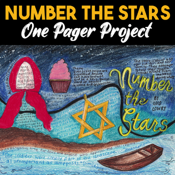 Preview of Number the Stars One Pager Project