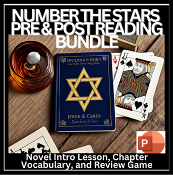 Preview of Number the Stars PRE & POST reading: Background History, Vocabulary, Review Game