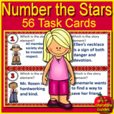 Number the Stars Task Cards (56) Skill Building and Test Review