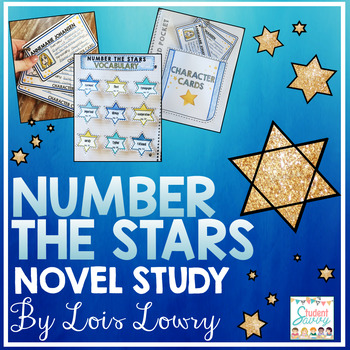 Preview of Number the Stars Novel Study Lois Lowry Activity Project 5th Grade Reading