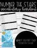 Number the Stars: Vocabulary Handout