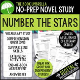 Number the Stars Novel Study - Distance Learning - Google Classroom compatible