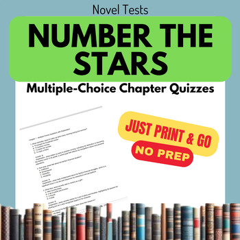 Number the Stars - chapter 1 multiple-choice quiz/test by Novel Tests ...