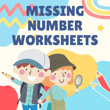 Preview of Number to 10 Worksheets Missing Addends 1st Grade Math Centers Printables