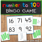 Number to 100 Bingo Game
