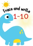 Number tracing practice worksheets