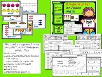 Kindergarten Math, Topics 2-6 Bundled: Counting and Cardinality | TPT