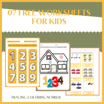 Preview of Number worksheets for kids