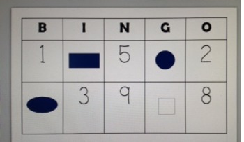 Preview of Number/Shape Bingo
