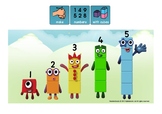 Numberblocks Count with Cubes to 5 & 10