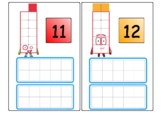 Numberblocks Ten frame counting cards 11-20