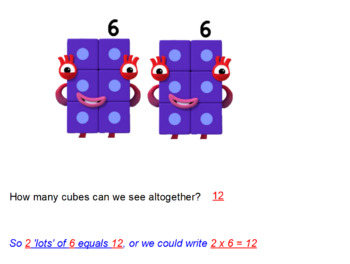 Preview of Numberblocks Times Tables