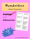 Numberless Word Problems ( Addition and Subtraction)