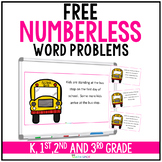 Numberless Word Problems | FREE Back To School Sampler