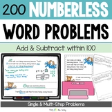 MATH AND NUMBERLESS WORD PROBLEMS FOR ADDITION AND SUBTRAC