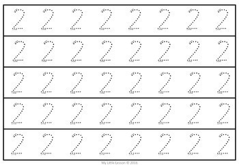 Numbers 0-10 Bundle QLD Beginners Font: Worksheets, Posters, Activities