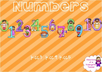 Preview of Numbers 0-10 Flipchart