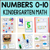 Numbers 0-10 Math Pack for Kindergarten Math Centers