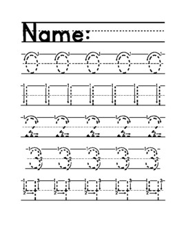 numbers 0 10 tracing by mary martha mama teachers pay teachers