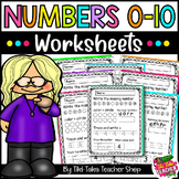 Learning Numbers Worksheets - Numbers 0-10