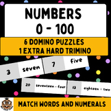 Numbers 0 - 100 │Domino and Trimino Puzzles │ EFL/ESL