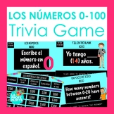 Numbers 0-100 in Spanish Trivia Game | Jeopardy-style Span