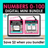Numbers 0-100 in Spanish Mini Bundle | BOOM Cards and Goog