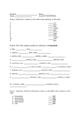 Numbers 0-1000 test in Spanish