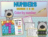Numbers 0-20 - Color by number