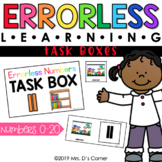 Numbers 0-20 Errorless Learning Task Boxes (21 task boxes 