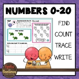 Kindergarten Math Number Printing Practice (0-20)