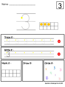 Preview of Numbers 0 - 20: Number Sense & Differentiation