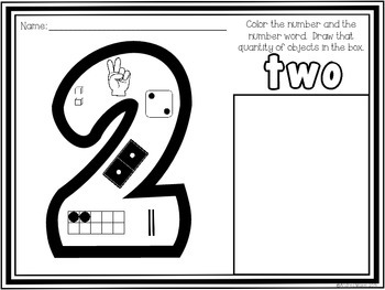 Numbers Printables by Andrea Mason | Teachers Pay Teachers