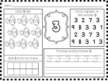 numbers printables by andrea mason teachers pay teachers