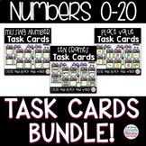 Numbers 0 to 20 Task Cards or Scoot Game Bundle