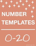 Numbers 0-20 Templates