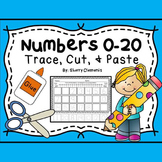 Writing Numbers to 20 | Missing Numbers | Cut and Paste | 