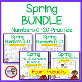 Numbers 0-20 Worksheets and Activities BUNDLE Preschool Ki