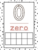 Numbers 0-20 tracing, number formation & ten frame visual